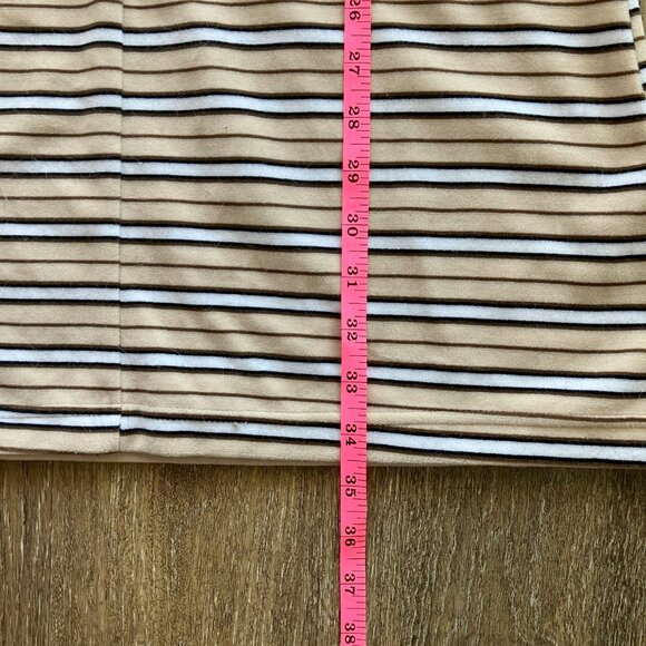 Energie Striped Size S Velour Mini Dress - Picture 7 of 8